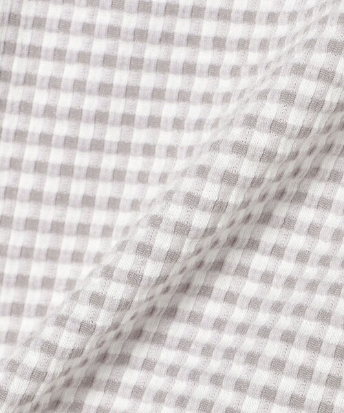BEAMS GOLF(ビームスゴルフ)の「PURPLE LABEL / ストレッチ サッカー ギンガム シャツ(ポロシャツ・メンズ・ネイビー/サックスブルー/グレー・MEDIUM/SMALL/X-LARGE/LARGE)」の15枚目の写真