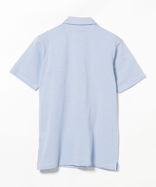 BEAMS GOLF(ビームスゴルフ)の「PURPLE LABEL / ストレッチ サッカー ギンガム シャツ(ポロシャツ・メンズ・ネイビー/サックスブルー/グレー・MEDIUM/SMALL/X-LARGE/LARGE)」の17枚目の写真