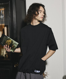 Russell Athletic | 限定展開 RUSSELL ATHLETIC×FREAK'S STORE ラッセル アスレチック 別注 ビッグシルエット ヘムコード サイドポケット Tシャツ(Tシャツ/カットソー)