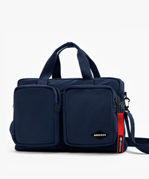 GEECOON（ジークーン）の「ナイロンデュアルポケットユーティリティワークトートバッグ GEE245-701 ネイビー（トートバッグ）」