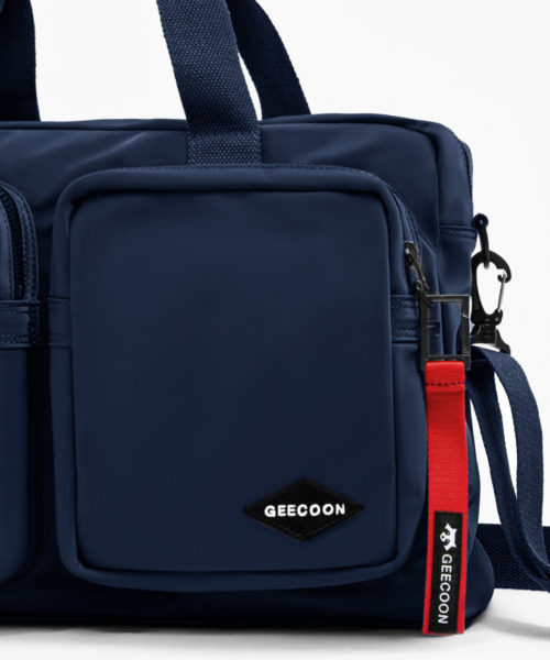 GEECOON（ジークーン）の「ナイロンデュアルポケットユーティリティワークトートバッグ GEE245-701 ネイビー（トートバッグ・メンズ・その他・FREE）」の4枚目の写真