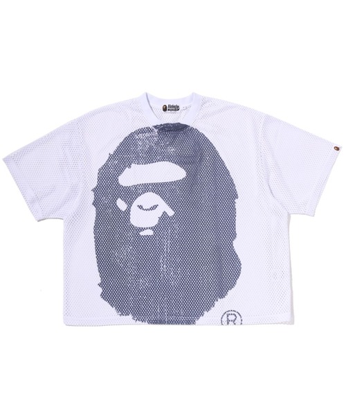 WATER PRINT APE HEAD MESH RELAXED FIT TEE（Tシャツ/カットソー）｜A