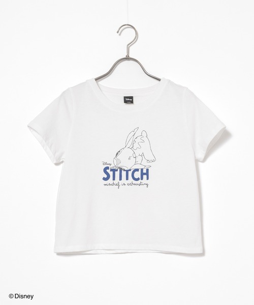 Honeys(ハニーズ)の「ディズニー/コンパクトTシャツ(Tシャツ/カットソー・レディース・ホワイト/ピンク/レッド/ブラック/イエロー・L/M/S)」の7枚目の写真
