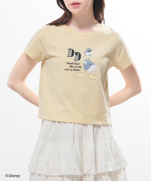 Honeys(ハニーズ)の「ディズニー/コンパクトTシャツ(Tシャツ/カットソー・レディース・ホワイト/ピンク/レッド/ブラック/イエロー・L/M/S)」の17枚目の写真