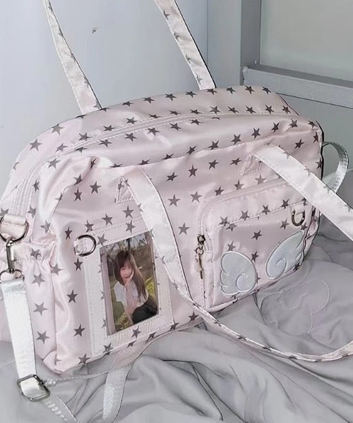 LAC-VERT（ラック・ヴェール）の「【推し活】エンジェルコアハンドバッグ（ハンドバッグ・レディース・ブルー/ピンク/ホワイト/グレー・FREE）」の9枚目の写真