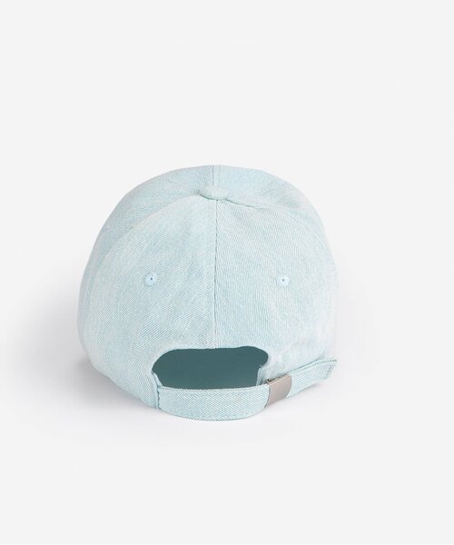 BOBO CHOSES(ボボショーズ)の「Pickles The Dog denim cap【キッズ】(キャップ・キッズ・スカイブルー・54/52)」の2枚目の写真