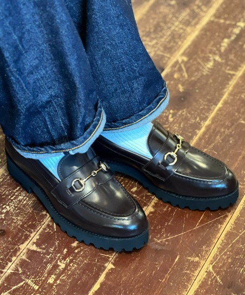 KENFORD(ケンフォード)の「【KENFORD】TANK SOLE BIT LOAFERS タンクソールビットローファー(ローファー・レディース・ブラック/ワイン・23.5/24.5/23)」の2枚目の写真