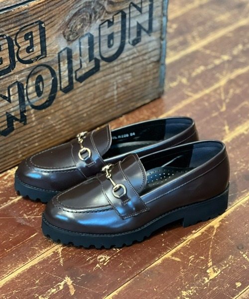 KENFORD(ケンフォード)の「【KENFORD】TANK SOLE BIT LOAFERS タンクソールビットローファー(ローファー・レディース・ブラック/ワイン・23.5/24.5/23)」の7枚目の写真