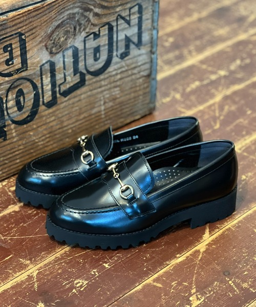 KENFORD(ケンフォード)の「【KENFORD】TANK SOLE BIT LOAFERS タンクソールビットローファー(ローファー・レディース・ブラック/ワイン・23.5/24.5/23)」の6枚目の写真