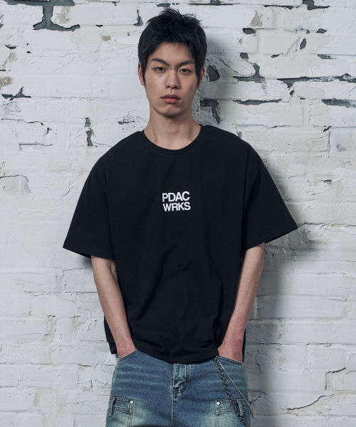 PEID(ペイド)の「PD PDAC半袖Tシャツ ブラック(Tシャツ/カットソー・レディース・ブラック・2/3/4/5/6/1)」の2枚目の写真
