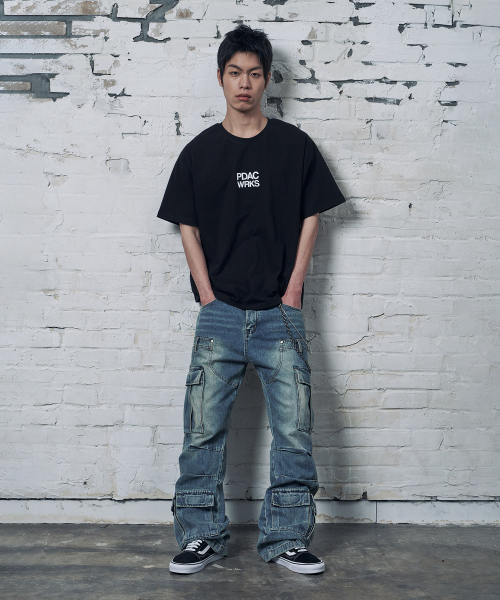 PEID(ペイド)の「PD PDAC半袖Tシャツ ブラック(Tシャツ/カットソー・レディース・ブラック・2/3/4/5/6/1)」の3枚目の写真