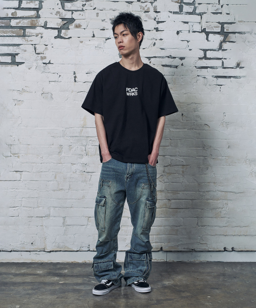 PEID(ペイド)の「PD PDAC半袖Tシャツ ブラック(Tシャツ/カットソー・レディース・ブラック・2/3/4/5/6/1)」の4枚目の写真