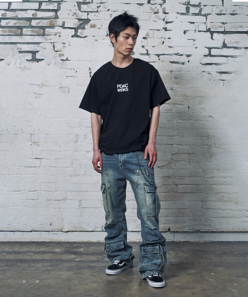 PEID(ペイド)の「PD PDAC半袖Tシャツ ブラック(Tシャツ/カットソー・レディース・ブラック・2/3/4/5/6/1)」の5枚目の写真