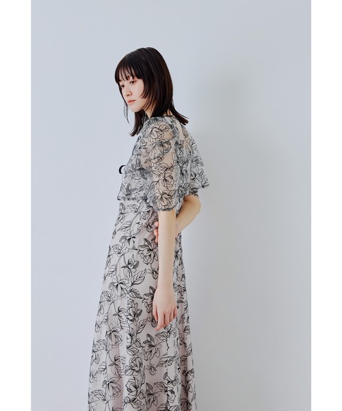 niana(ニアナ)の「シアーレースボレロセットドレス 2点セット キャミワンピース 結婚式 二次会 同窓会 入学式 卒業式 ディナー パーティードレス オケージョンドレス お呼ばれ(ドレス・レディース・ブラウン/グリーン/ブラック/ブルーグレー/ブラック系その他/ライトイエロー・S/M/L)」の11枚目の写真