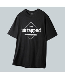 スクエアシグネチャーピュアコットンビッグオーバーフィット半袖Tシャツ2COLOR