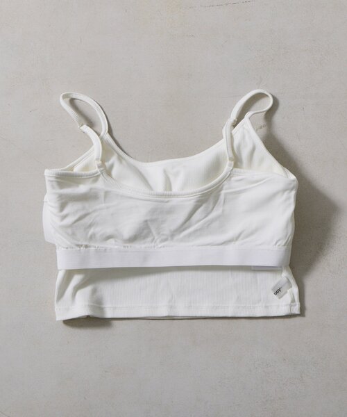 goocy（グーシー）の「【冷感】カップ付きショートキャミ（キャミソール・レディース・ホワイト/グレー/ブラック・FREE）」の7枚目の写真