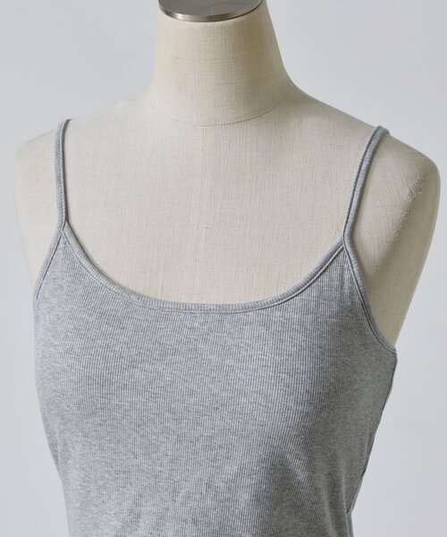 goocy（グーシー）の「【冷感】カップ付きショートキャミ（キャミソール・レディース・ホワイト/グレー/ブラック・FREE）」の12枚目の写真