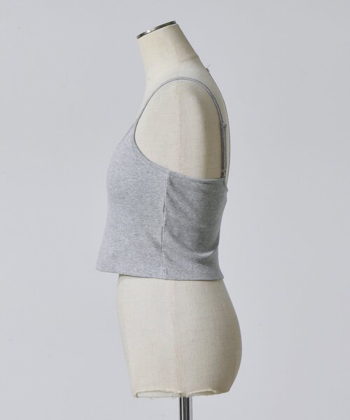 goocy（グーシー）の「【冷感】カップ付きショートキャミ（キャミソール・レディース・ホワイト/グレー/ブラック・FREE）」の16枚目の写真