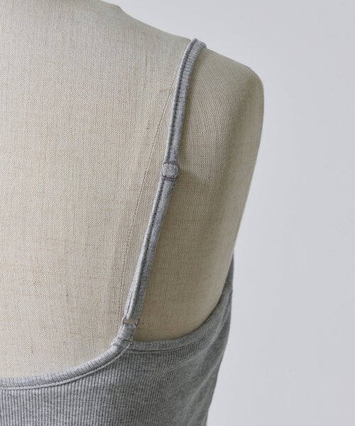 goocy（グーシー）の「【冷感】カップ付きショートキャミ（キャミソール・レディース・ホワイト/グレー/ブラック・FREE）」の18枚目の写真