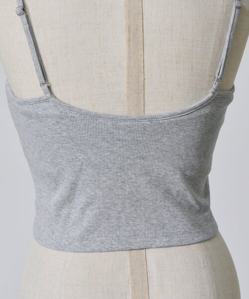 goocy（グーシー）の「【冷感】カップ付きショートキャミ（キャミソール・レディース・ホワイト/グレー/ブラック・FREE）」の19枚目の写真