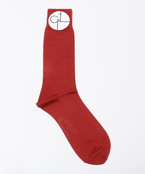 SHIPS（シップス）の「CONLEAD: シルク/ナイロン ソックス（ソックス/靴下・メンズ・グレー系その他/ブラック/スカイブルー/キャメル/レッド/ライム・ONE SIZE）」の6枚目の写真