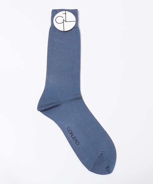 SHIPS（シップス）の「CONLEAD: シルク/ナイロン ソックス（ソックス/靴下・メンズ・グレー系その他/ブラック/スカイブルー/キャメル/レッド/ライム・ONE SIZE）」の4枚目の写真