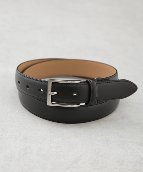 NANO universe（ナノユニバース）の「スプリットレザーベルト 1（ベルト・メンズ・ブラウン/ブラック・F）」の2枚目の写真