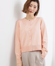 grove（グローブ）の「【UVカット/洗濯機で洗える】メタルボタンクルーネックカーディガン（カーディガン/ボレロ）」