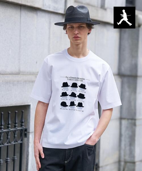 TAKEO KIKUCHI(タケオキクチ)の「【BOWLER HAT LABEL】クールデオドラントジャージ ハットスタイルス 半袖Tシャツ(Tシャツ/カットソー・メンズ・ブラック/ライトグレー/ホワイト・02/04/03)」の4枚目の写真