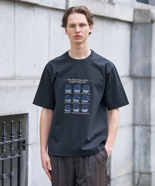 TAKEO KIKUCHI(タケオキクチ)の「【BOWLER HAT LABEL】クールデオドラントジャージ ハットスタイルス 半袖Tシャツ(Tシャツ/カットソー・メンズ・ブラック/ライトグレー/ホワイト・02/04/03)」の7枚目の写真