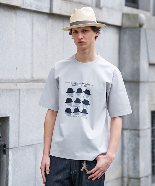 TAKEO KIKUCHI(タケオキクチ)の「【BOWLER HAT LABEL】クールデオドラントジャージ ハットスタイルス 半袖Tシャツ(Tシャツ/カットソー・メンズ・ブラック/ライトグレー/ホワイト・02/04/03)」の9枚目の写真