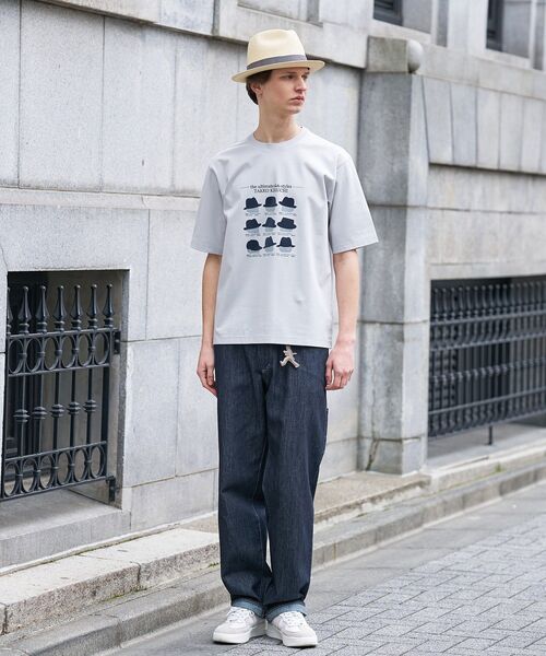 TAKEO KIKUCHI(タケオキクチ)の「【BOWLER HAT LABEL】クールデオドラントジャージ ハットスタイルス 半袖Tシャツ(Tシャツ/カットソー・メンズ・ブラック/ライトグレー/ホワイト・02/04/03)」の10枚目の写真