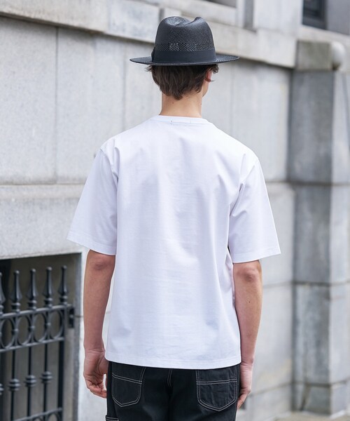 TAKEO KIKUCHI(タケオキクチ)の「【BOWLER HAT LABEL】クールデオドラントジャージ ハットスタイルス 半袖Tシャツ(Tシャツ/カットソー・メンズ・ブラック/ライトグレー/ホワイト・02/04/03)」の15枚目の写真