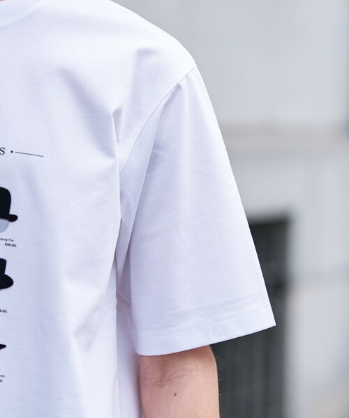 TAKEO KIKUCHI(タケオキクチ)の「【BOWLER HAT LABEL】クールデオドラントジャージ ハットスタイルス 半袖Tシャツ(Tシャツ/カットソー・メンズ・ブラック/ライトグレー/ホワイト・02/04/03)」の17枚目の写真