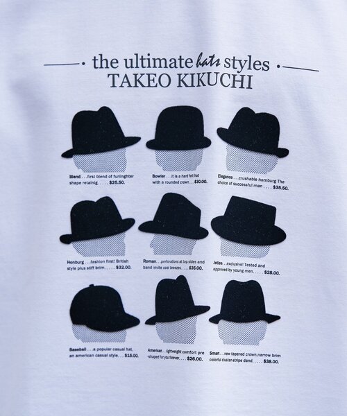 TAKEO KIKUCHI(タケオキクチ)の「【BOWLER HAT LABEL】クールデオドラントジャージ ハットスタイルス 半袖Tシャツ(Tシャツ/カットソー・メンズ・ブラック/ライトグレー/ホワイト・02/04/03)」の19枚目の写真