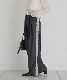 mline（エムライン）の「[mline]サイドレーススラックス（その他パンツ）」