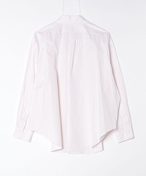 THE SHINZONE（ザ　シンゾーン）の「STRIPED DADDY SHIRT 26MMSBL01（シャツ/ブラウス・レディース・ピンク・SMALL/MEDIUM）」の2枚目の写真