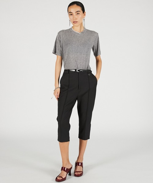 PRANK PROJECT(プランクプロジェクト)の「【2026Summer Pre-Order】サマーウールブレンドTシャツ / Summer Wool Blend T-Shirt(Tシャツ/カットソー・レディース・ブラウン/グレー/ブラック・FREE)」の7枚目の写真