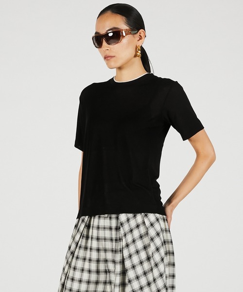 PRANK PROJECT(プランクプロジェクト)の「【2026Summer Pre-Order】サマーウールブレンドTシャツ / Summer Wool Blend T-Shirt(Tシャツ/カットソー・レディース・ブラウン/グレー/ブラック・FREE)」の13枚目の写真