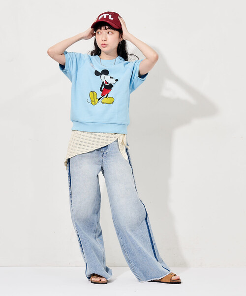 FREAK'S STORE(フリークスストア)の「かぎ編み三角スカーフ(ストール/ショール・レディース・オフホワイト/ブラック・ONE SIZE)」の3枚目の写真
