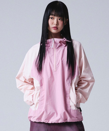 TRAVEL（トラベル）の「ナイロンフラップアノラックダスティピンク（ナイロンジャケット）」