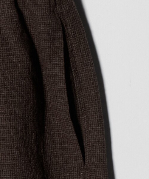 Steven Alan（スティーブンアラン）の「＜SOWBOW＞ Li/C HOUNDS TOOTH EZ PT/パンツ（その他パンツ・メンズ・ダークブラウン・1/2）」の4枚目の写真