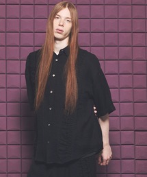 UNISEX》Prime-Over Layered Sheer Short Sleeve Shirt/プライム