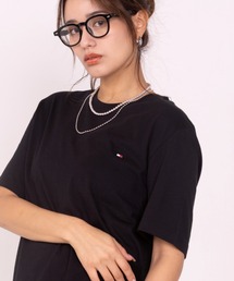 【TOMMY HILFIGER/トミーヒルフィガー】Core Flag Tee オーバーサイズ フラッグ刺繍 半袖Tシャツ ユニセックス
