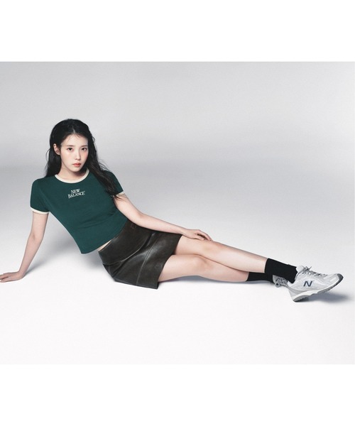 NEW BALANCE(ニューバランス)の「TracksideリンガーTシャツ(Tシャツ/カットソー・レディース・ダークグリーン・SMALL/MEDIUM/LARGE/X-LARGE)」の8枚目の写真