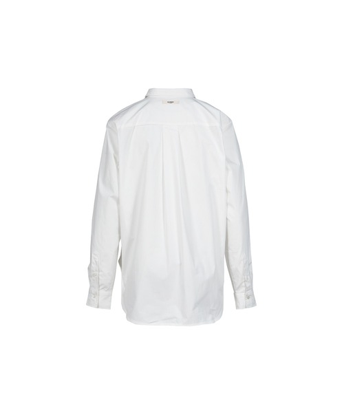 GLOWNY(グロウニ―)の「G CLASSIC EMBROIDERED BUTTON-UP SHIRT(シャツ/ブラウス・レディース・ブラウン/ホワイト/ネイビー・LARGE/MEDIUM/SMALL)」の4枚目の写真