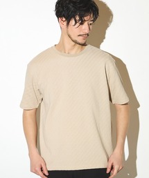Nowadays by MEN'S BIGI（ナウアデイズバイメンズビギ）の「シェブロン柄リンクスジャガードクルーT（Tシャツ/カットソー）」