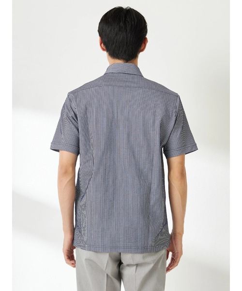 McGREGOR（マックレガー）の「ニットサッカーポロ（ポロシャツ・メンズ・ブルー/チャコール/ネイビー・L/M/XL）」の7枚目の写真