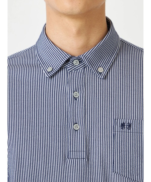 McGREGOR（マックレガー）の「ニットサッカーポロ（ポロシャツ・メンズ・ブルー/チャコール/ネイビー・L/M/XL）」の8枚目の写真