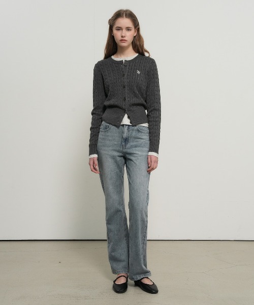 GENERAL IDEA(ジェネラルアイデア)の「【GENERAL IDEA】ウォッシュストレートデニムパンツ / WASHING STRAIGHT DENIM PANTS(デニムパンツ・レディース・ブルー/ライトブルー・S/M/L)」の6枚目の写真